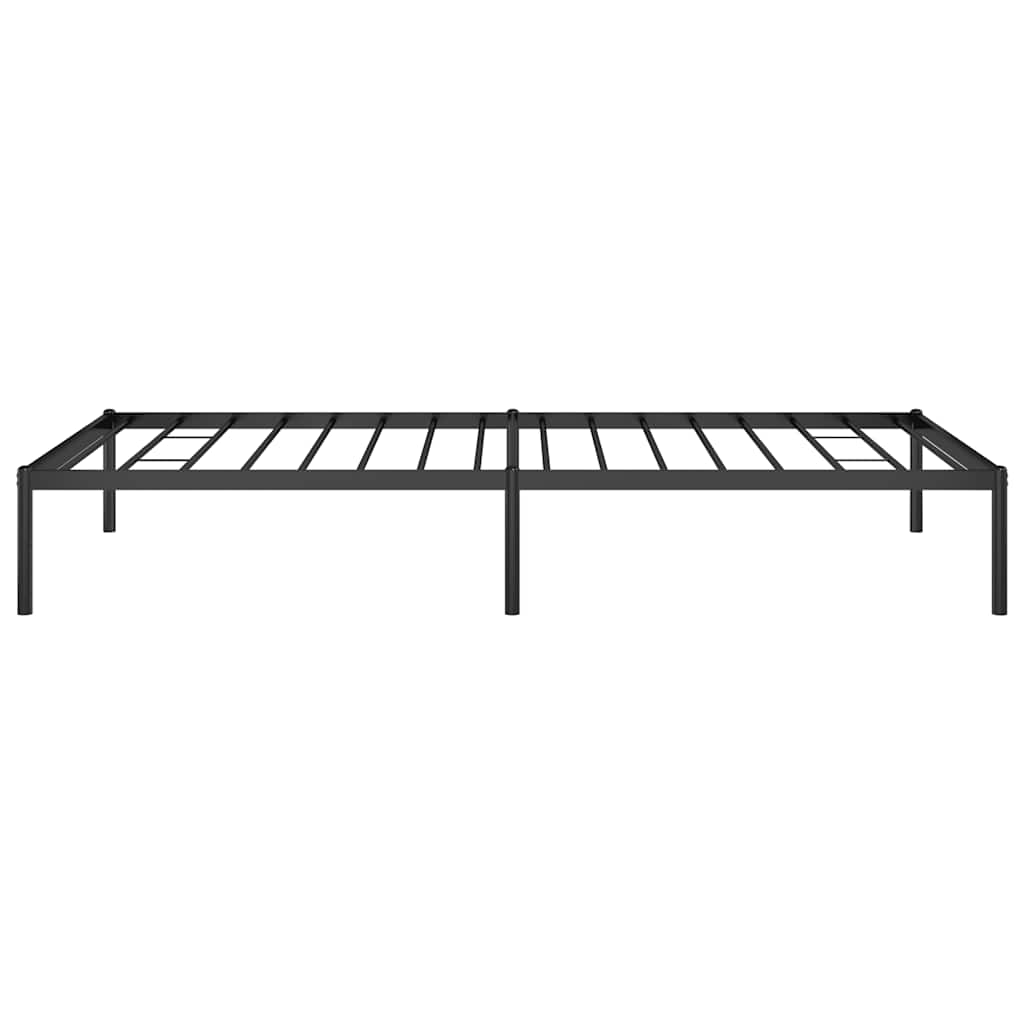 Bettgestell Metall Schwarz 100x200 cm