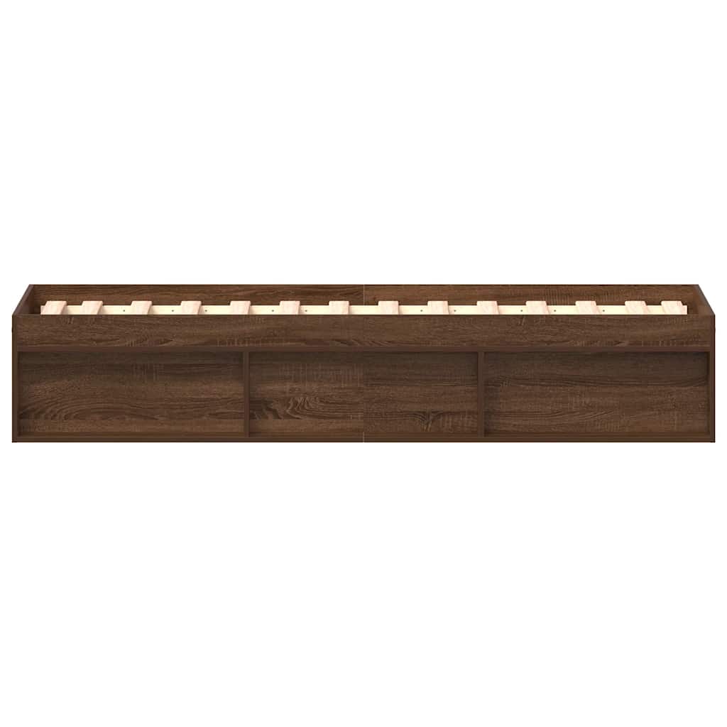 Bettgestell Braun Eichen-Optik 90x190 cm