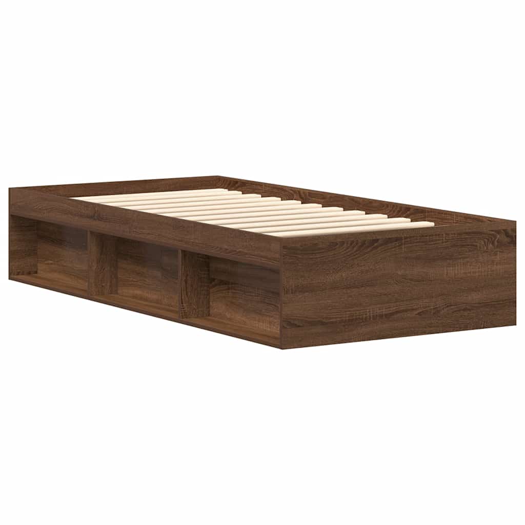 Bettgestell Braun Eichen-Optik 90x190 cm
