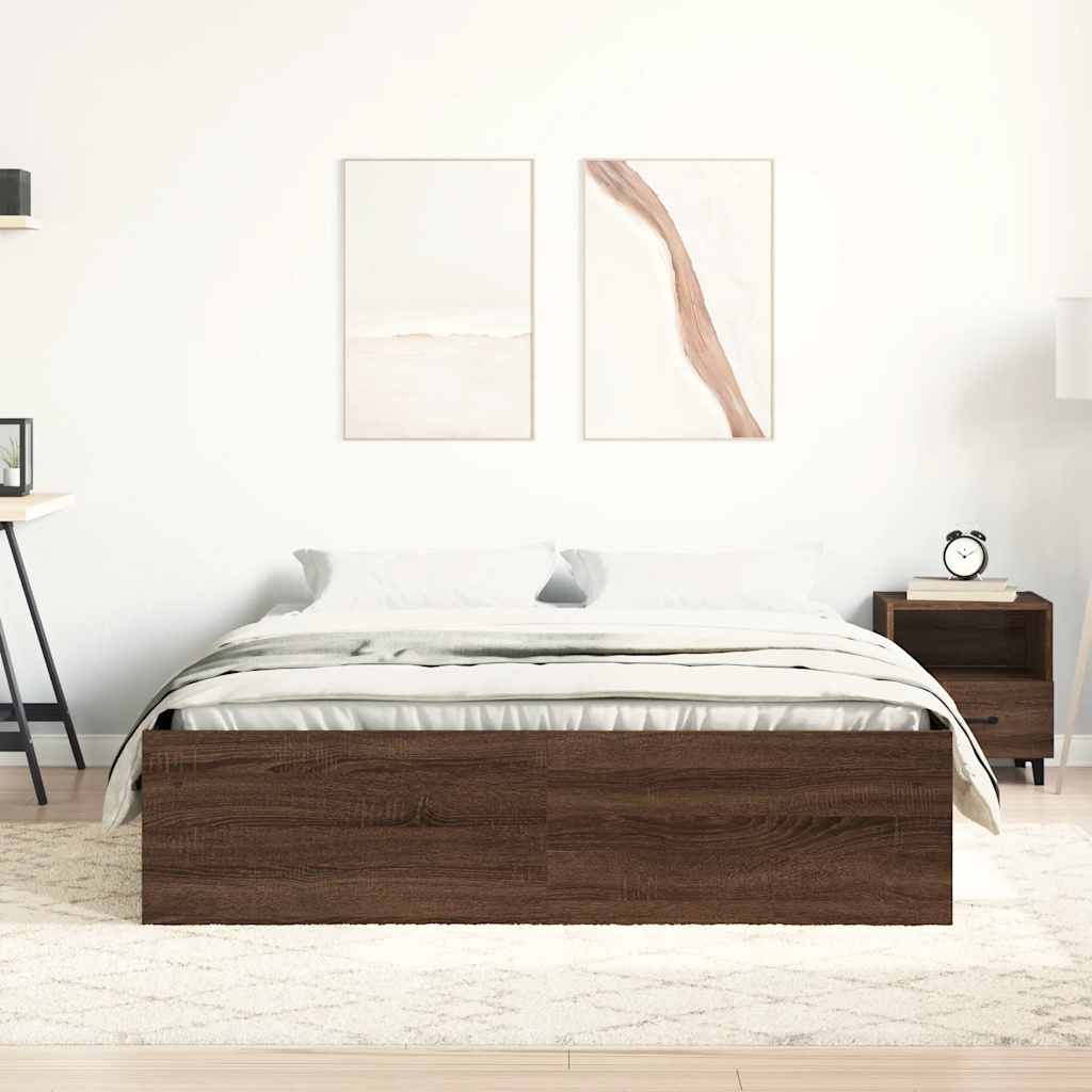Bettgestell Braun Eichen-Optik 120x200 cm