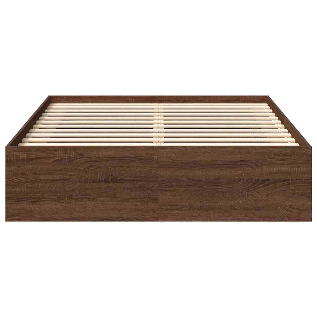 Bettgestell Braun Eichen-Optik 120x200 cm