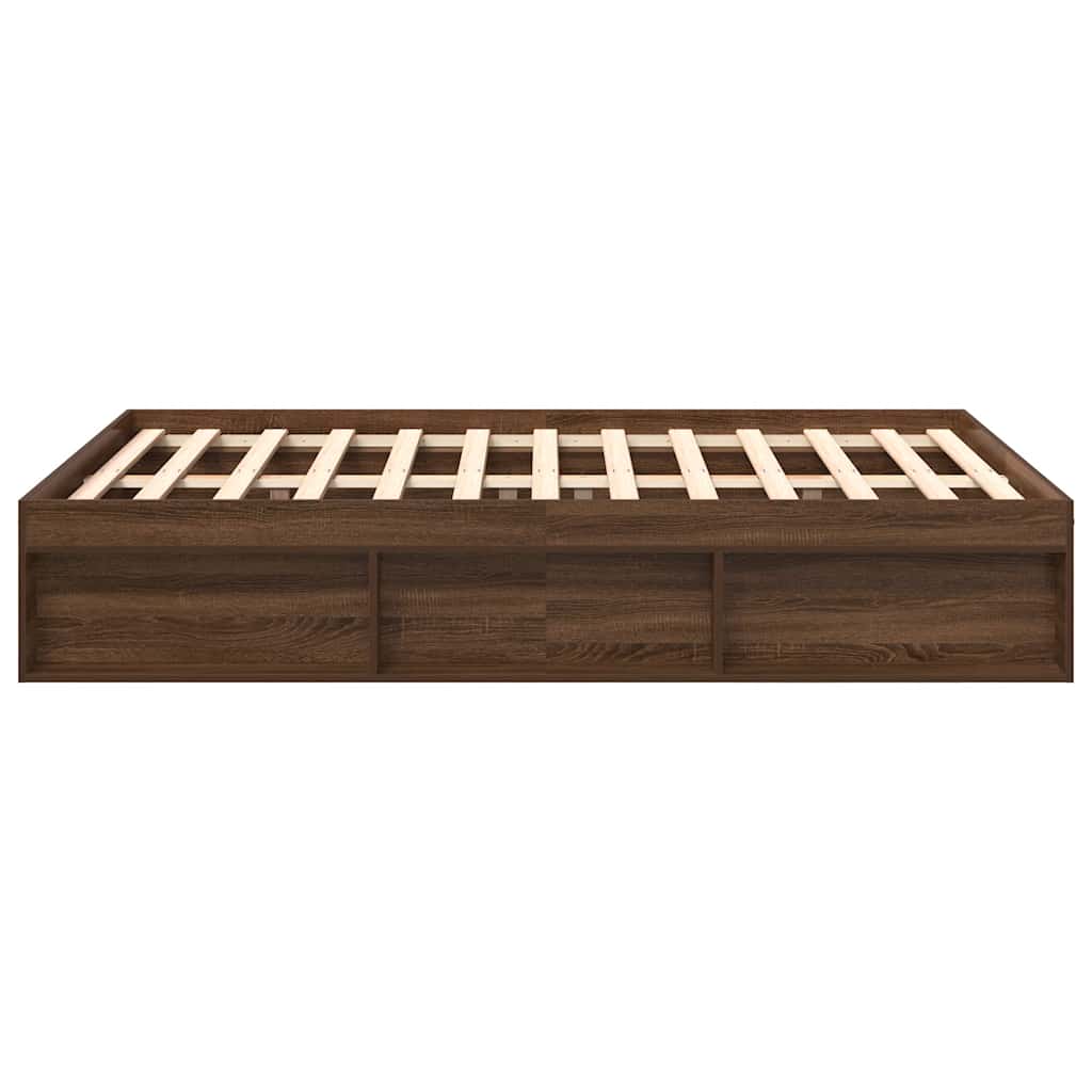 Bettgestell Braun Eichen-Optik 120x200 cm