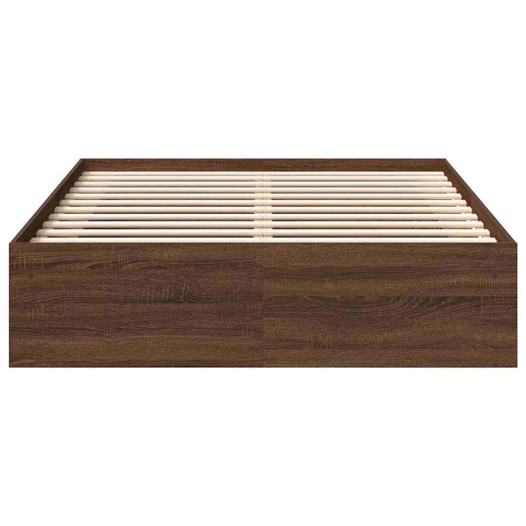 Bettgestell Braun Eichen-Optik 120x190 cm