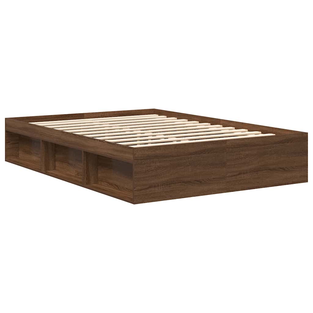 Bettgestell Braun Eichen-Optik 120x190 cm