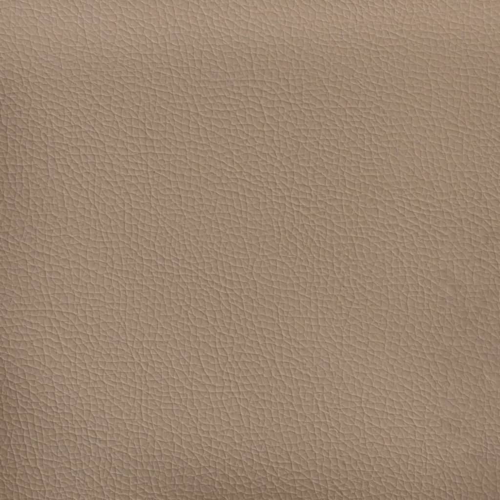 Bettgestell Cappuccino-Braun 140x190 cm Kunstleder