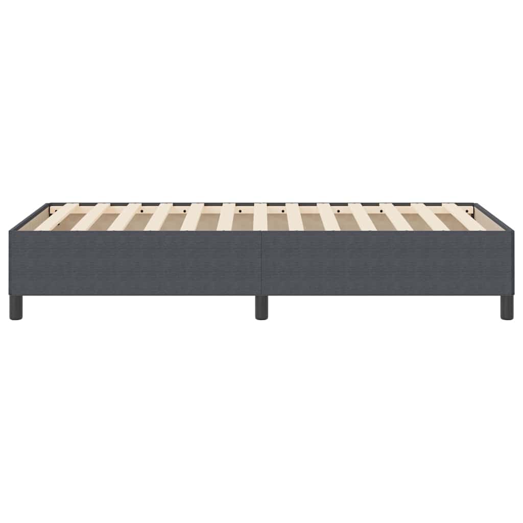 Bettgestell Dunkelgrau 80 x 200 cm Cordstoff