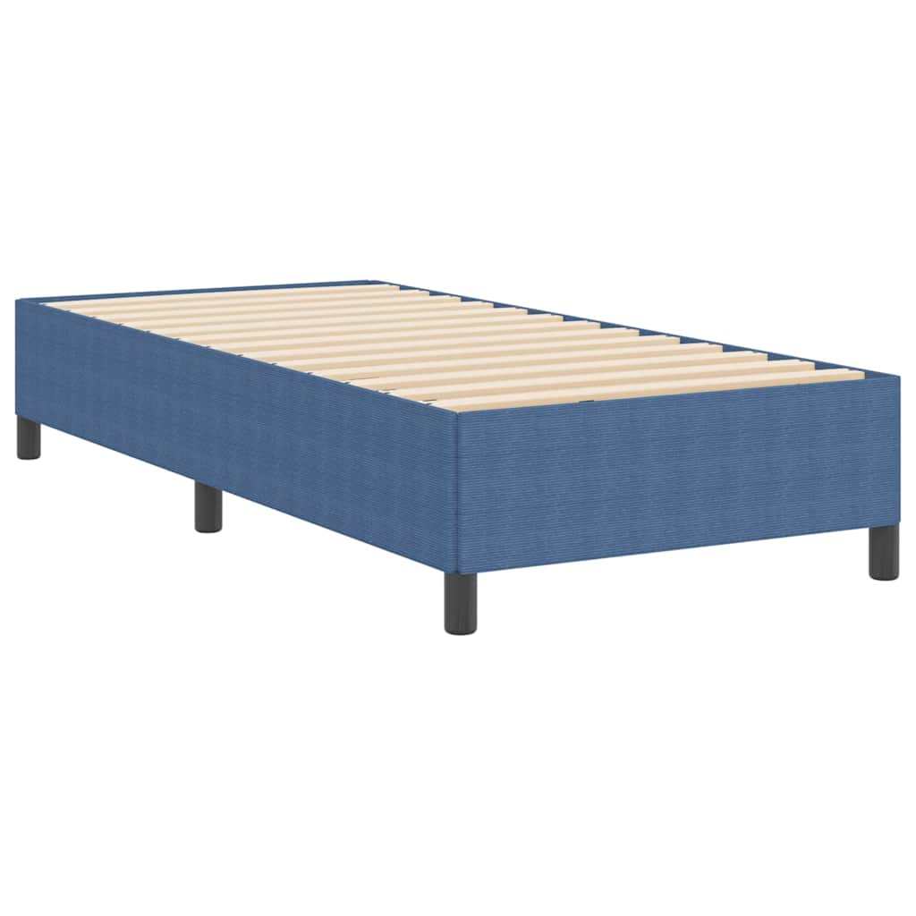 Bettgestell Blau 100 x 200 cm Cordstoff