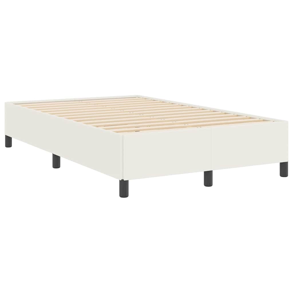 Bettgestell Creme 120 x 190 cm Cordstoff