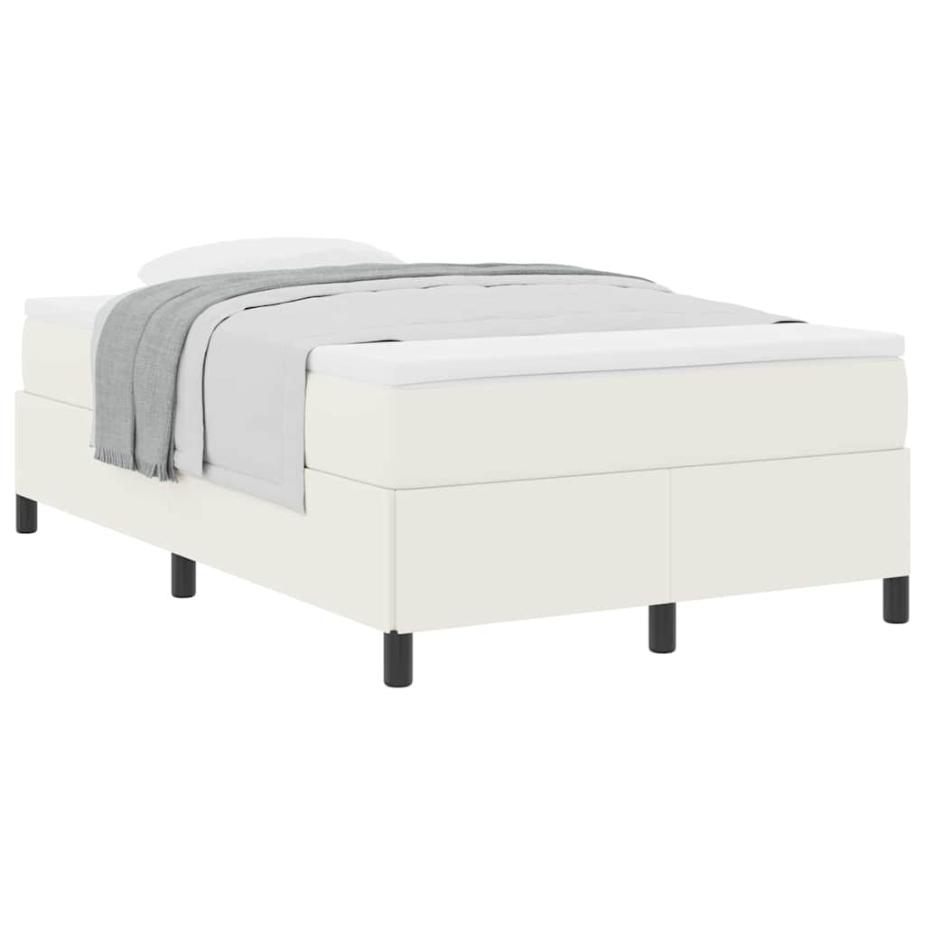 Bettgestell Creme 120 x 190 cm Cordstoff