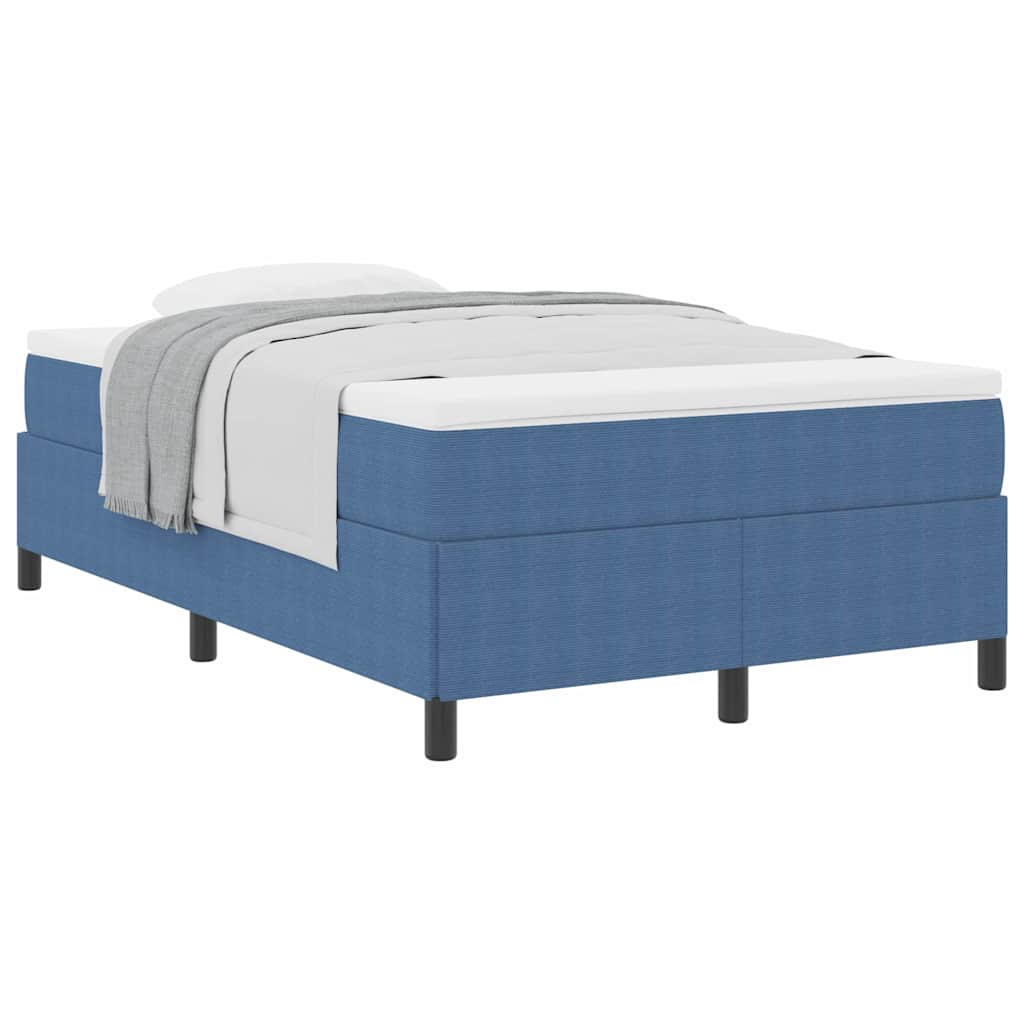 Bettgestell Blau 120 x 190 cm Cordstoff