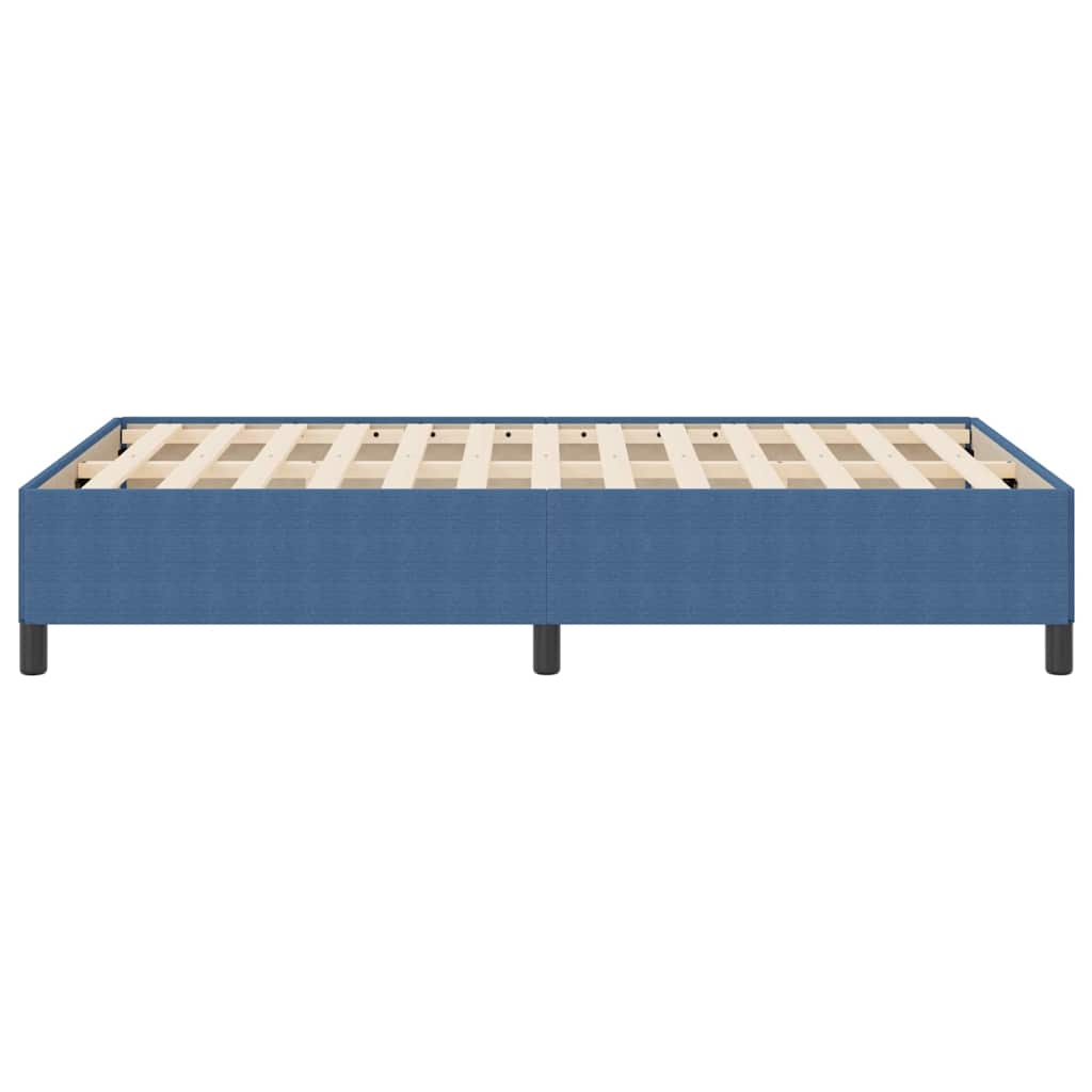 Bettgestell Blau 120 x 190 cm Cordstoff