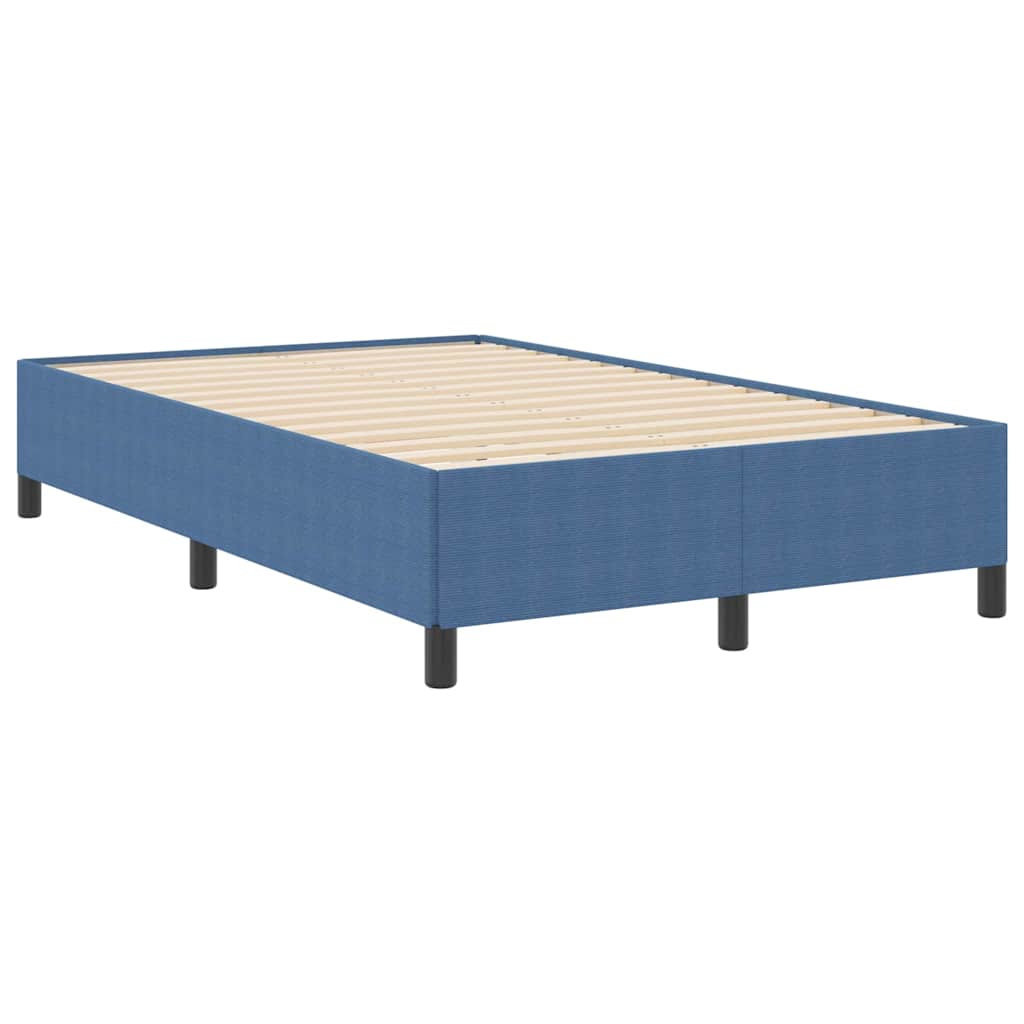 Bettgestell Blau 120 x 200 cm Cordstoff