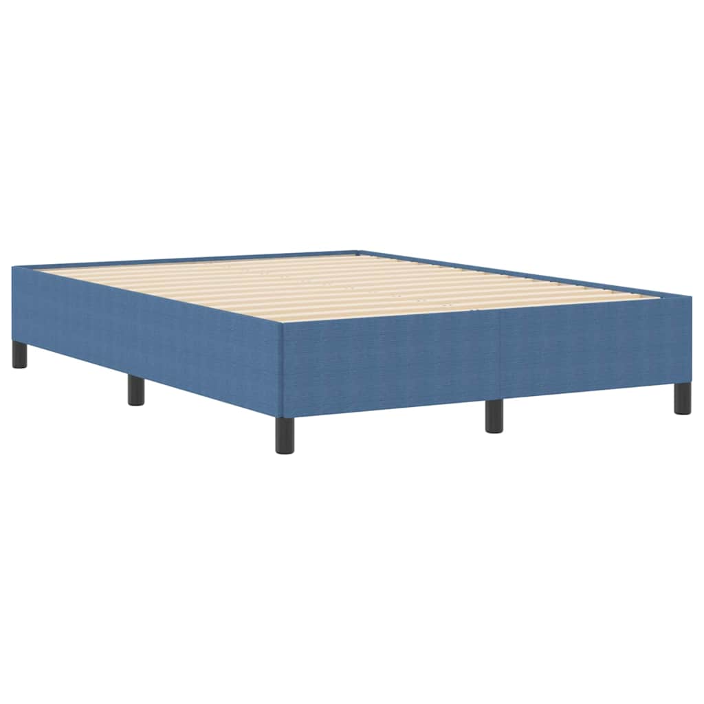 Bettgestell Blau 160 x 200 cm Cordstoff