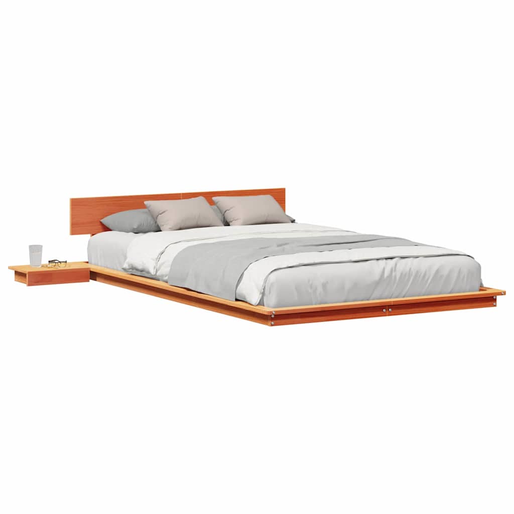 Bettgestell Braun 120 x 190 cm Holz