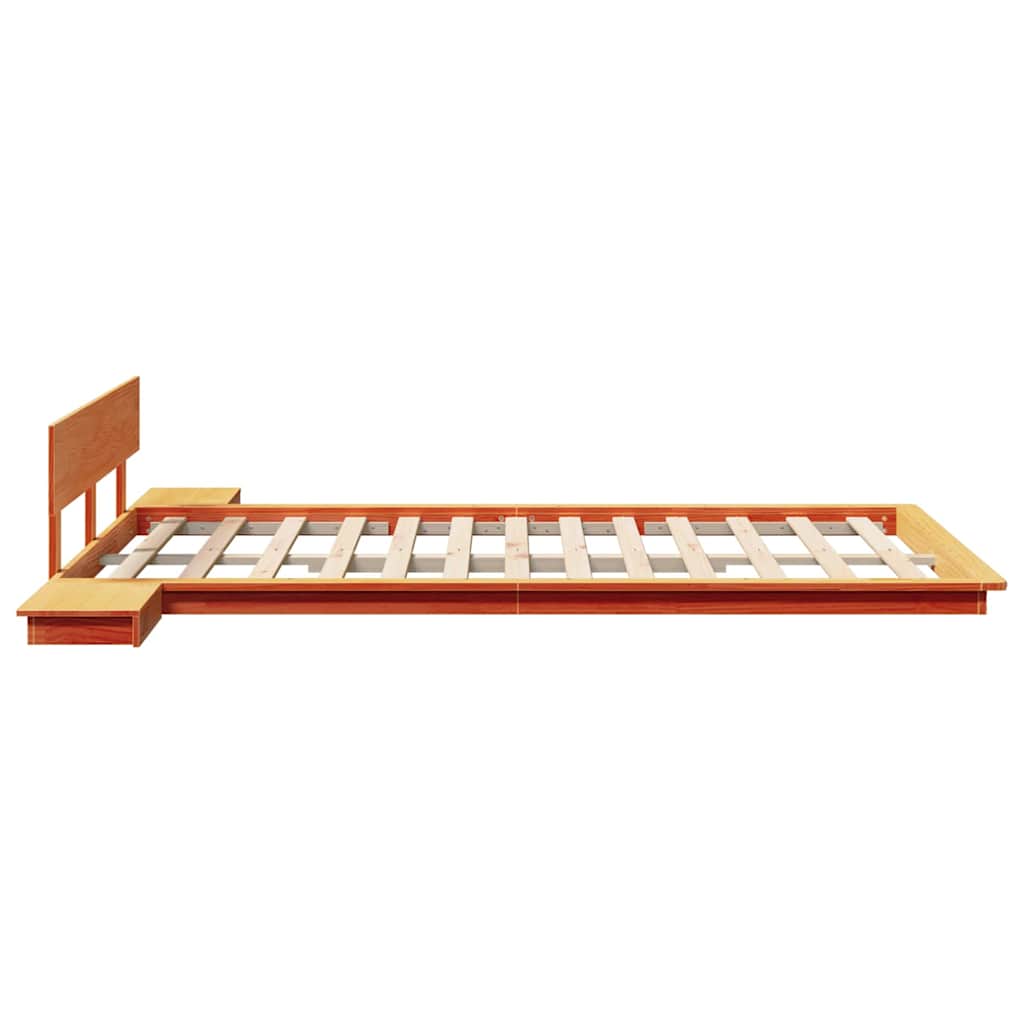 Bettgestell Braun 120 x 190 cm Holz