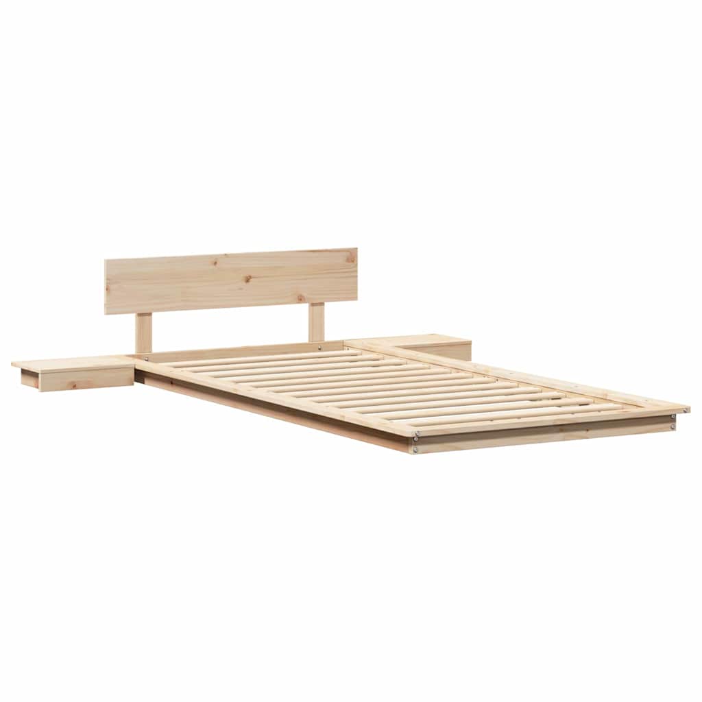 Bettgestell Braun 80 x 200 cm Holz