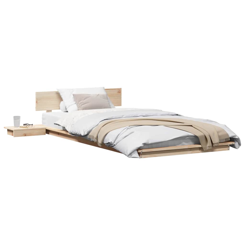 Bettgestell Braun 80 x 200 cm Holz