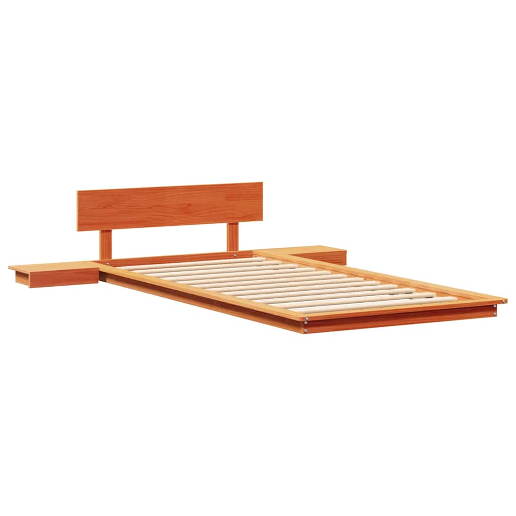Bettgestell Braun 90 x 190 cm Holz