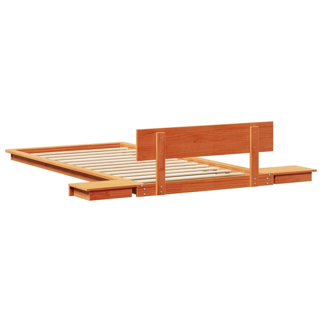Bettgestell Braun 90 x 190 cm Holz