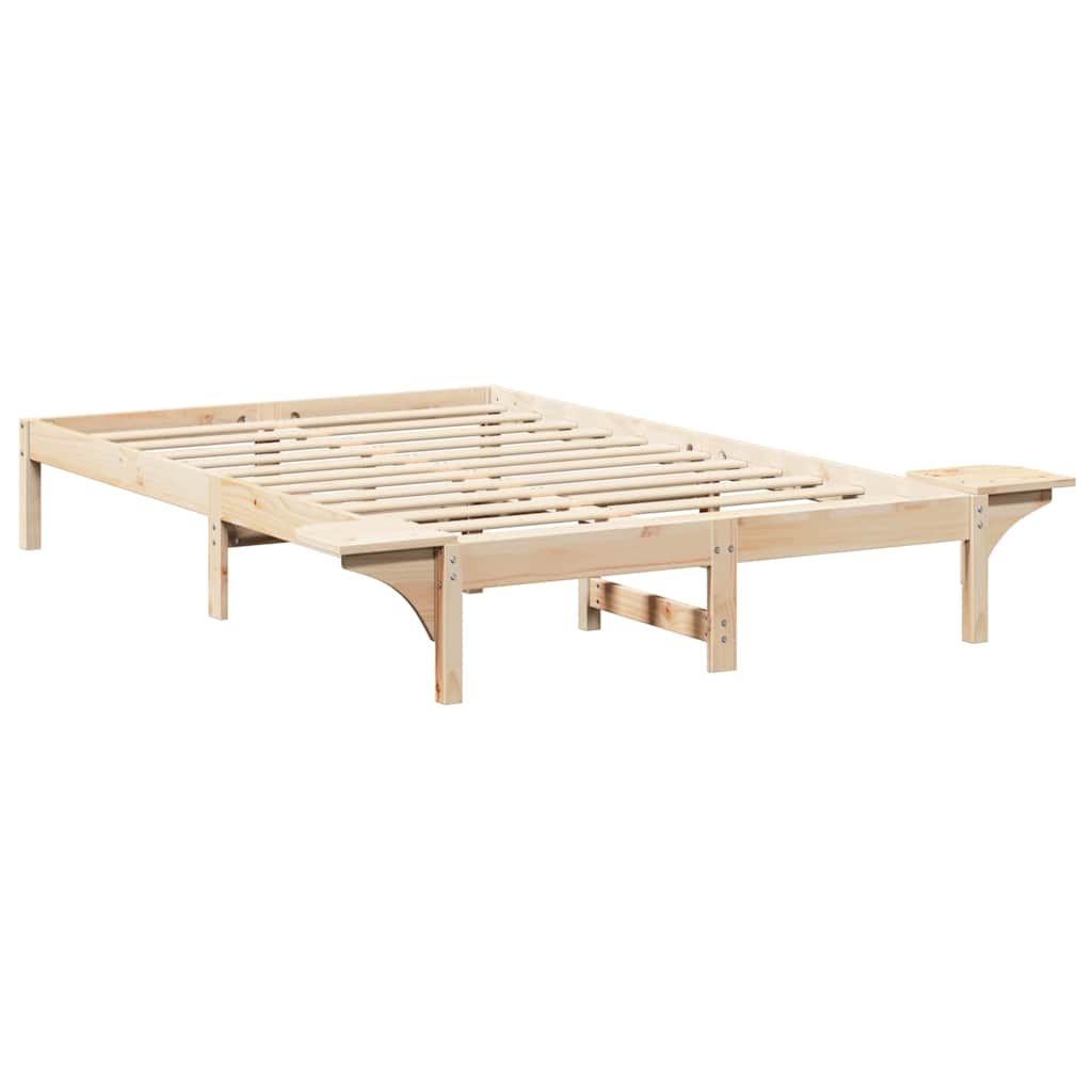 Bettgestell Braun 120 x 200 cm Braun