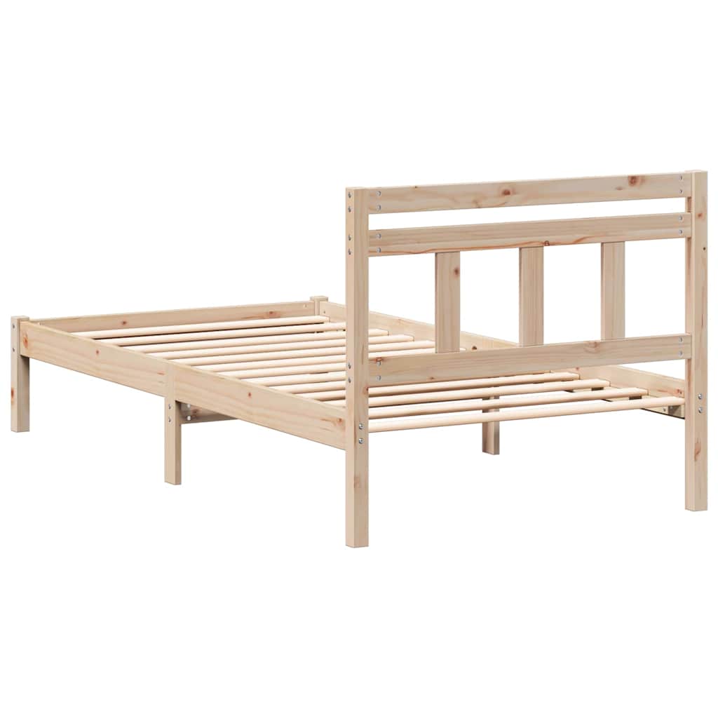 Bettgestell Braun Massivholz Kiefer