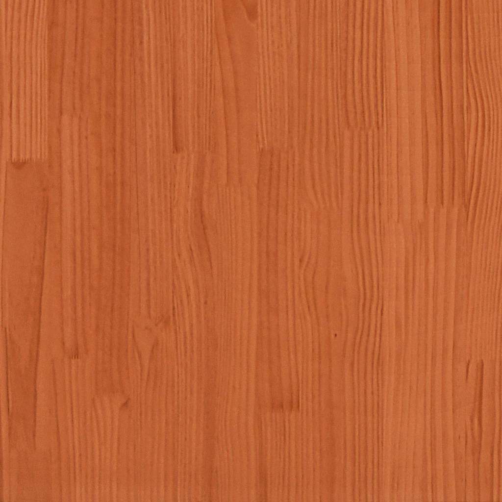 Bettgestell Braun Massivholz Kiefer