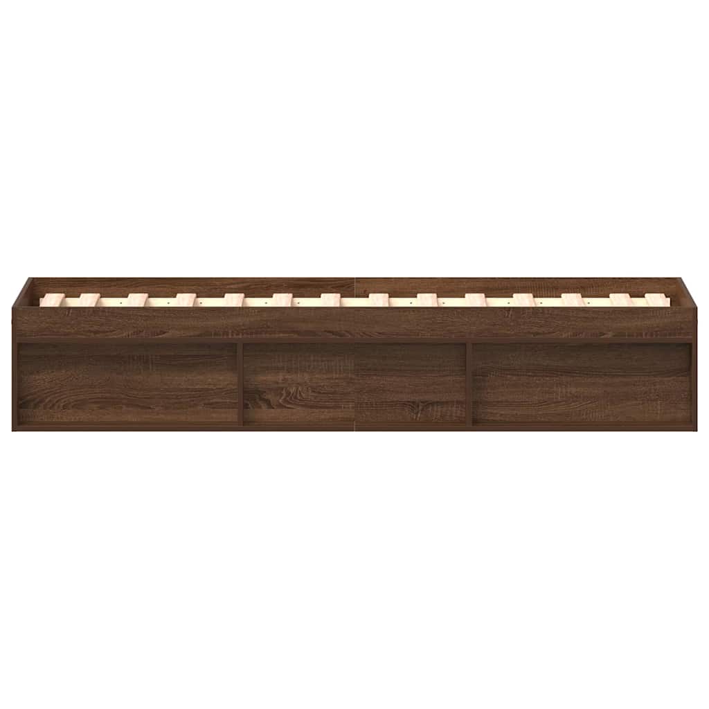 Bettgestell Braun Eichen-Optik 90x200 cm