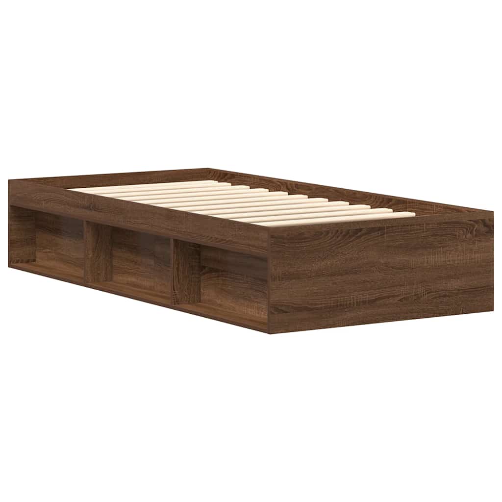 Bettgestell Braun Eichen-Optik 90x200 cm