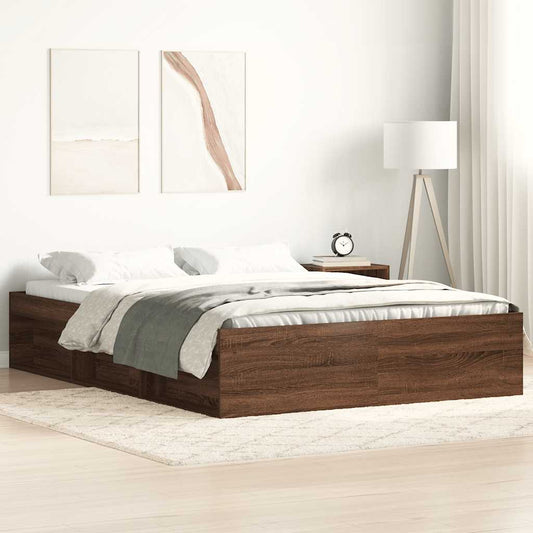 Bettgestell Braun Eichen-Optik 120x200 cm