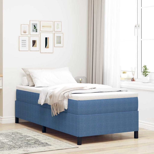 Bettgestell Blau 80 x 200 cm Cordstoff