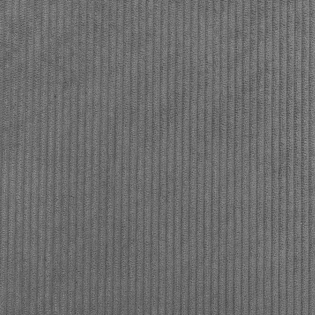 Bettgestell Hellgrau 90 x 200 cm Cordstoff