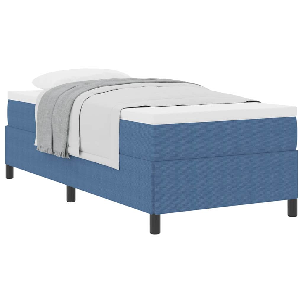 Bettgestell Blau 90 x 200 cm Cordstoff