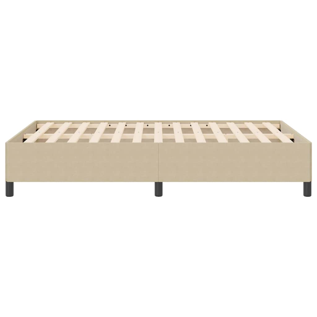 Bettgestell Grau-Grün 140 x 190 cm Cordstoff