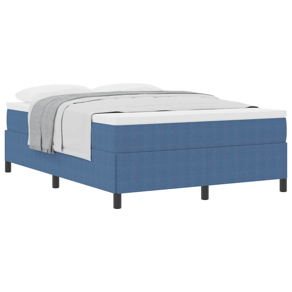 Bettgestell Blau 160 x 200 cm Cordstoff