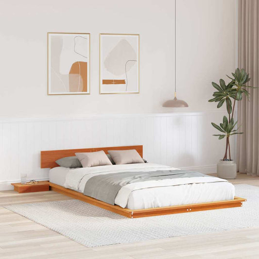 Bettgestell Braun 120 x 190 cm Holz