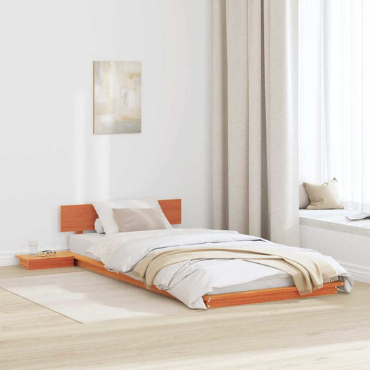 Bettgestell Braun 90 x 190 cm Holz