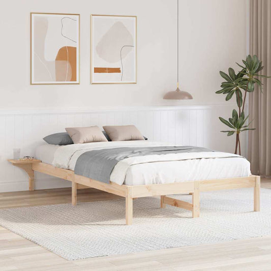 Bettgestell Braun 120 x 200 cm Braun
