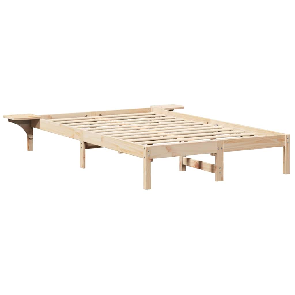Bettgestell Braun 120 x 200 cm Braun