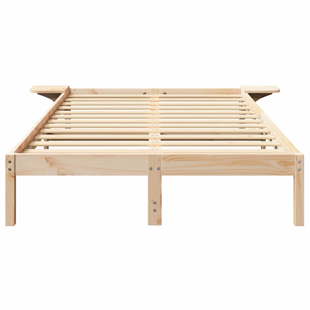 Bettgestell Braun 120 x 200 cm Braun