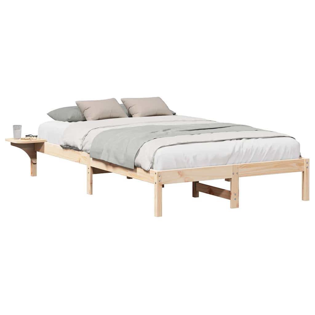 Bettgestell Braun 120 x 200 cm Braun
