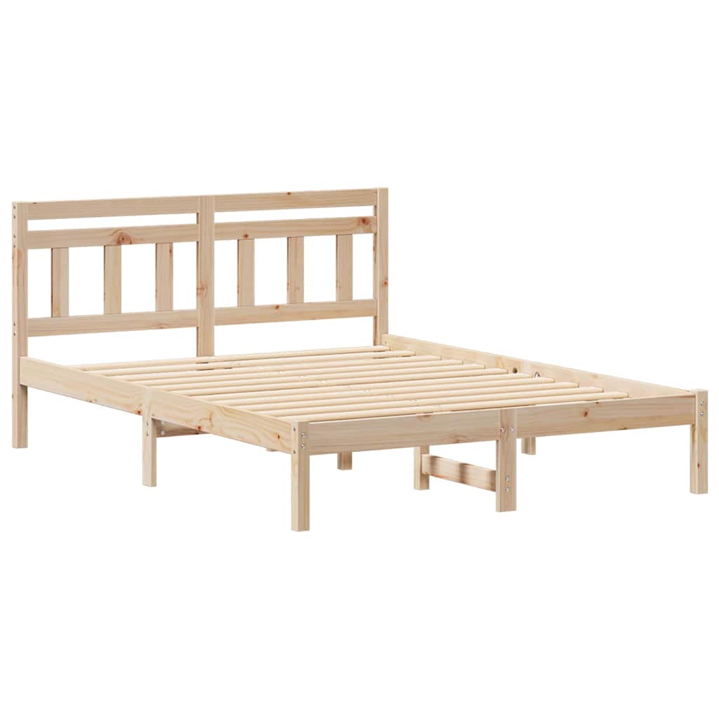 Bettgestell Braun Massivholz Kiefer