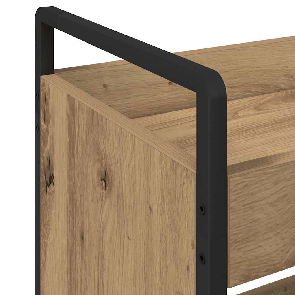Küchentrolley Artisan-Eiche 70 x 30 x 82 cm Holzwerkstoff