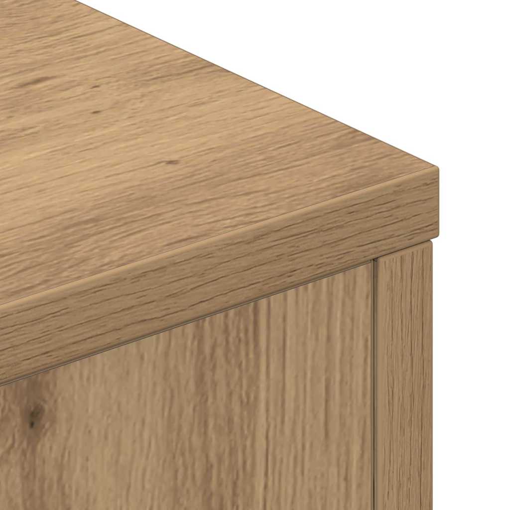 Kopfteil Schrank mit Regal Artisan-Eiche Holzwerkstoff