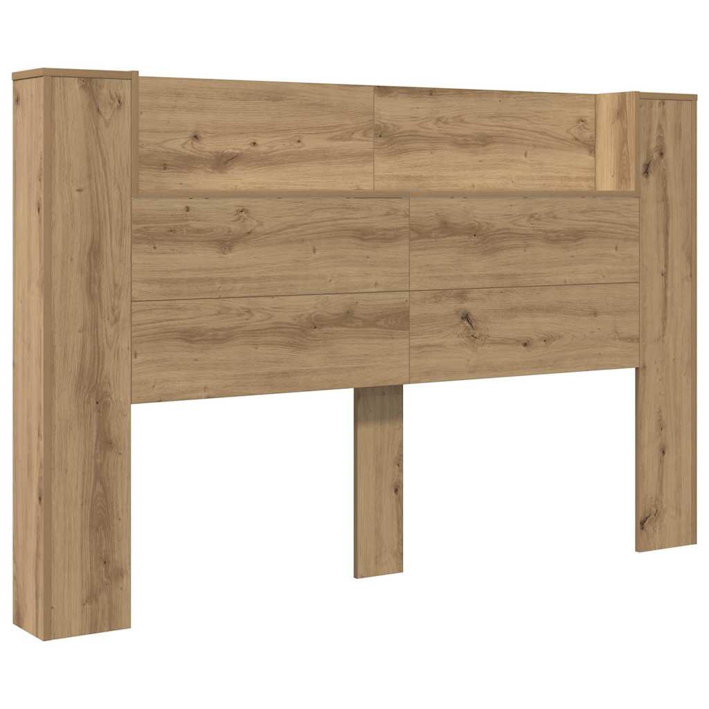 Kopfteil Schrank mit Regal Artisan-Eiche Holzwerkstoff