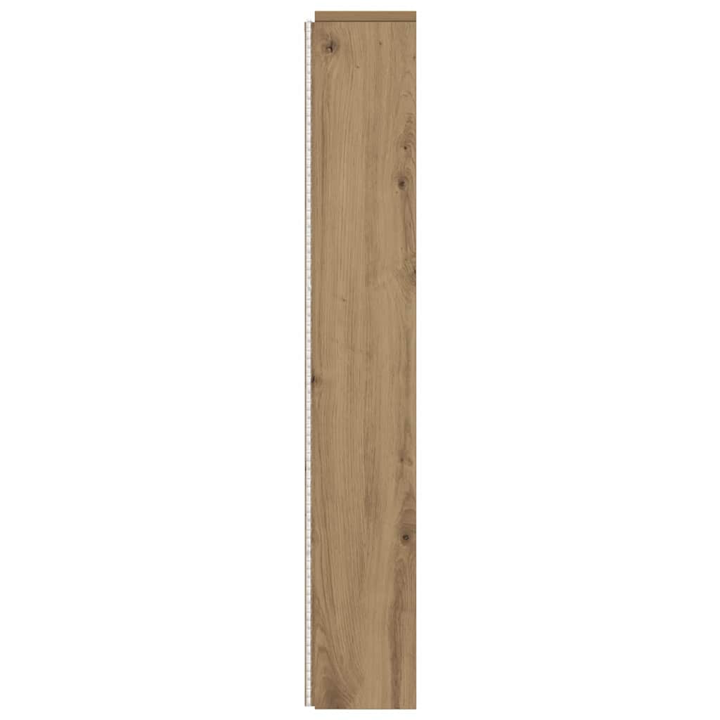 Kopfteil Schrank mit Regal Artisan-Eiche Holzwerkstoff