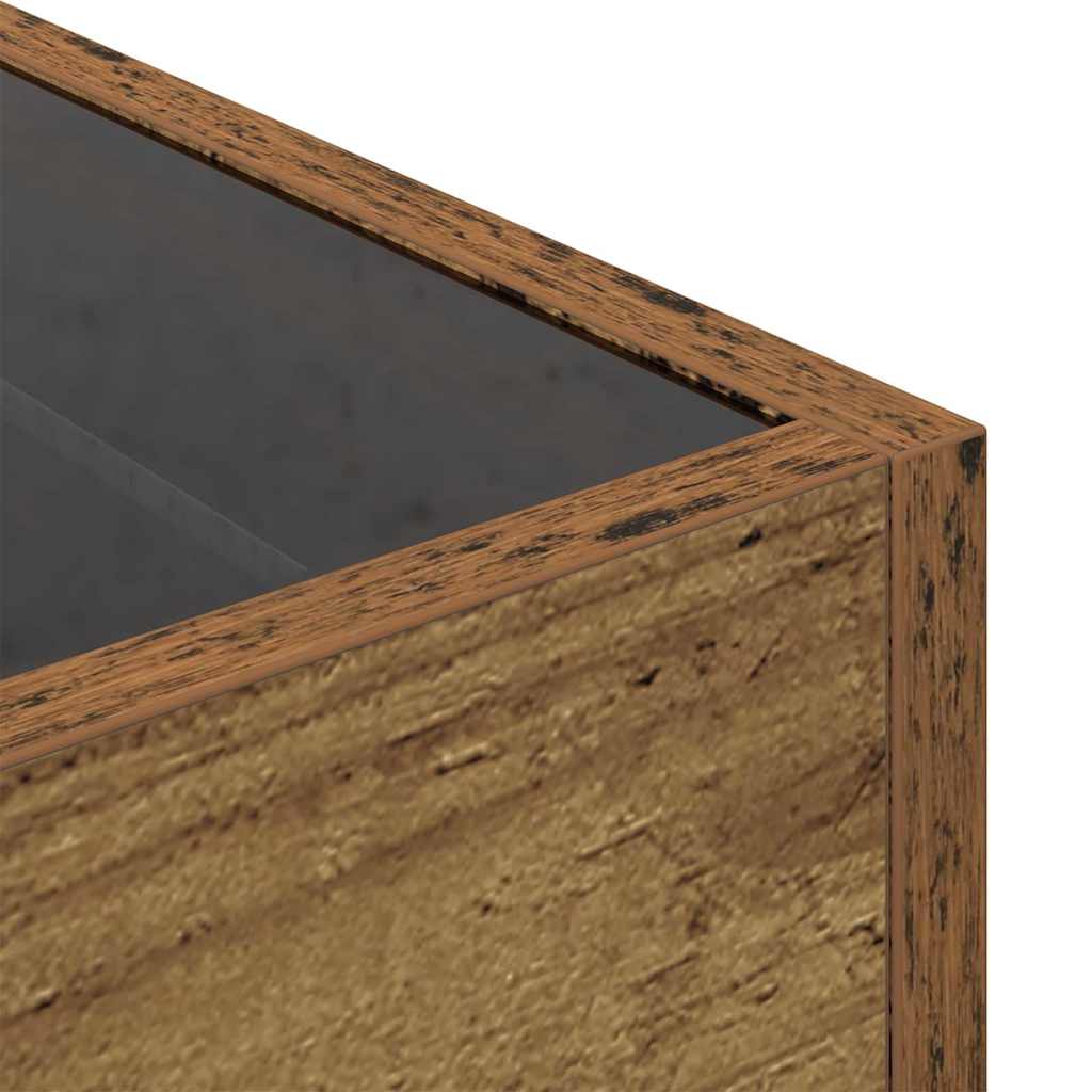 Couchtisch Altholz 40 x 40 x 30 cm Holzwerkstoff
