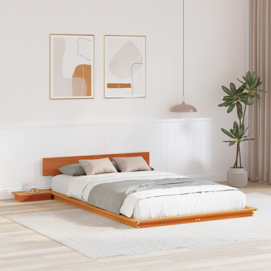 Bettgestell Braun 120 x 200 cm Holz
